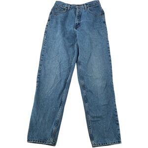 Eddie Bauer Mom Jeans Womens 6 Blue High Waisted Tapered Vintage 90s Denim USA